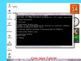 Core Java Tutorial
 