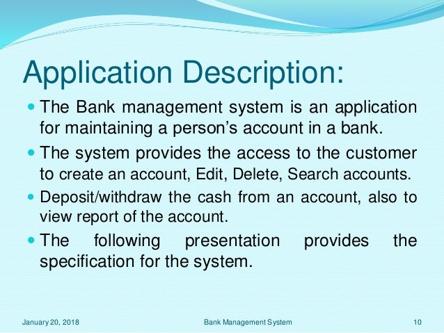 java project bank management system