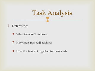 Task Based Job Design Presentation on job design | PPT