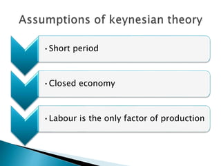 Presentation on keynesian theory