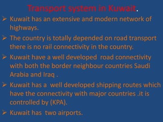 Presentation on kuwait | PPTX