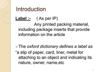 PPT ON NUTRACEUTICAL AND THEIR LABELING | PPTX