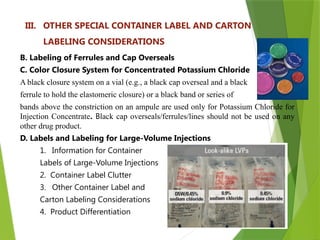 Presentation on Safety Consideration during Labeling design | PPTX