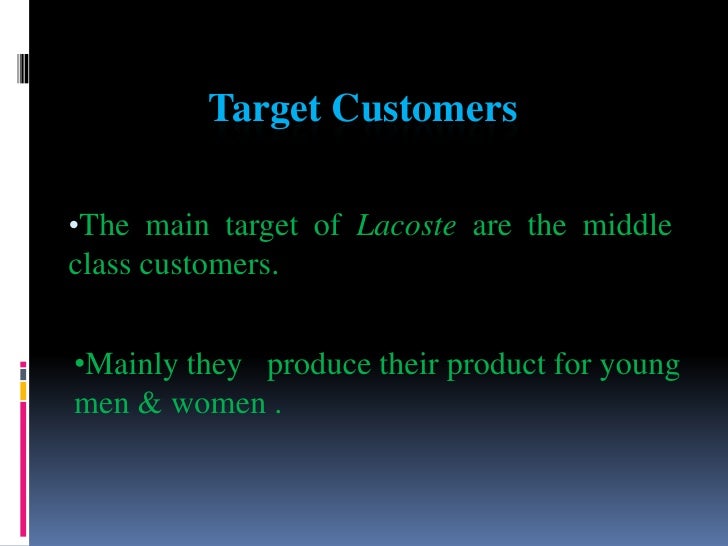 lacoste target