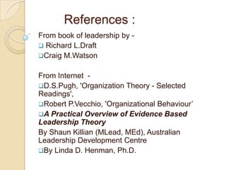 Managerial grid It describes the relationship between the leader'sconcern for task and concern for people, but this theory differs in its perspective. The  managerial  grid Considers leadership style based on their focus on task and people.The Managerial Grid is based on two behavioral dimensions:Concern for People – This is the degree to which a leader considers the needs of team members, their interests, and areas of personal development when deciding how best to accomplish a task.Concern for Production – This is the degree to which a leader emphasizes concrete objectives, organizational efficiency and high productivity when deciding how best to accomplish a task.