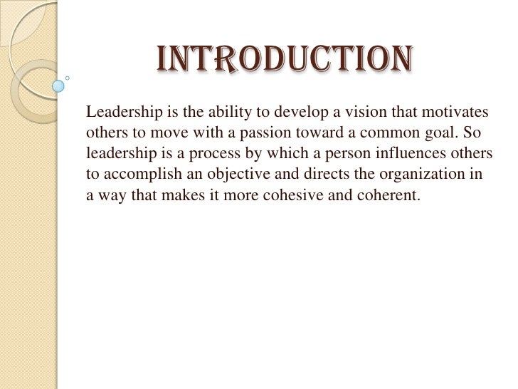 presentation on leadership leadership presentation