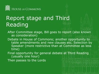 House of Commons Presentation on legislative process July 2015 | PPTX