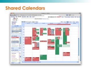 Shared Calendars 