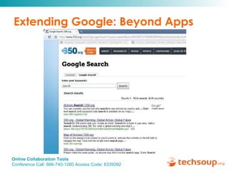 Extending Google: Beyond Apps 
