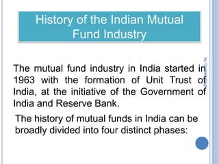   Flow chart of Mutual Fund
