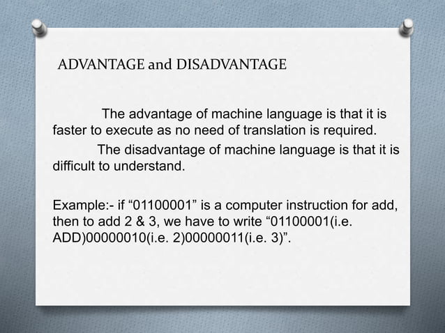 Machine Level Language | PPTX