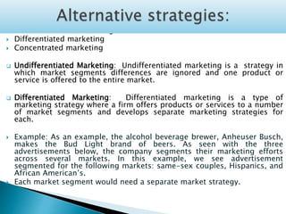 Presentation on market segmentation in foreign markets [autosaved] | PPTX