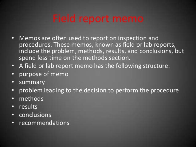 why are memos used