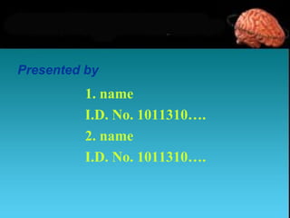 Presentation on memory | PPT