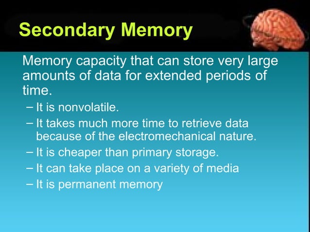 presentation on primary memory