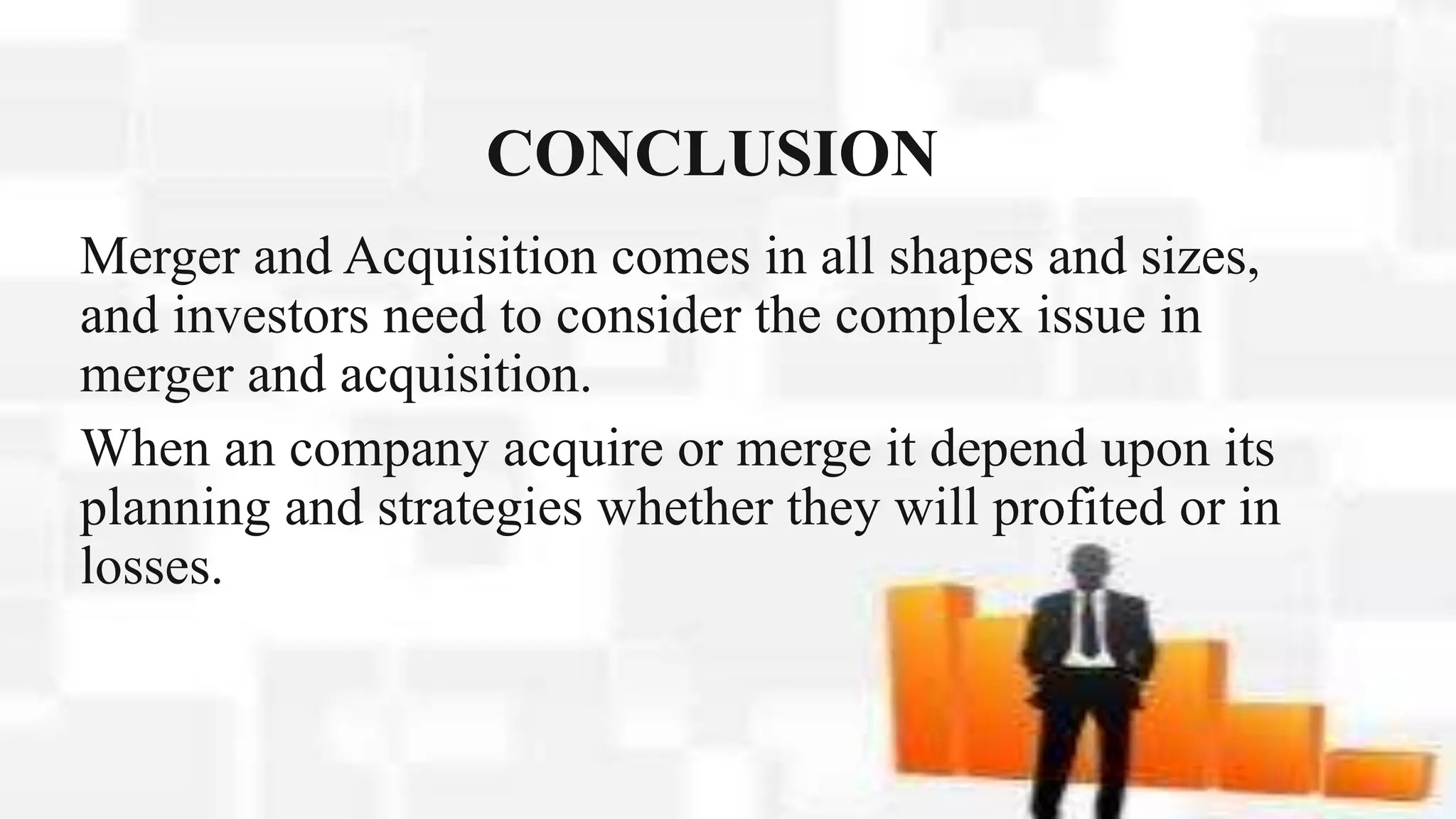 Merger Issue Merger & Acquisition | PPTX