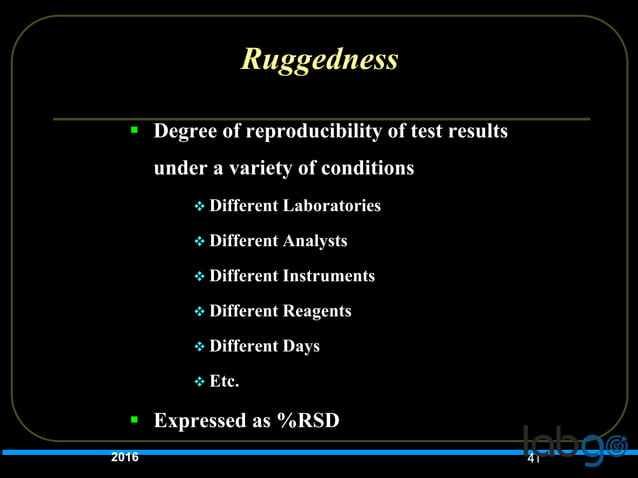 Method Validation - ICH /USP Validation, Linearity and Repeatability | PPTX