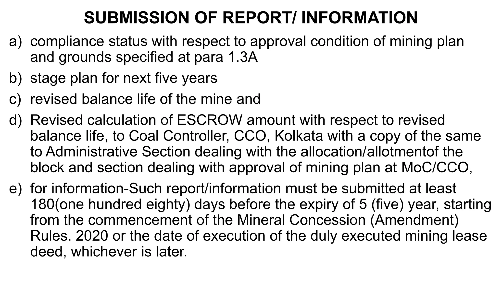 Presentation On Mining Plan 1 Pptx