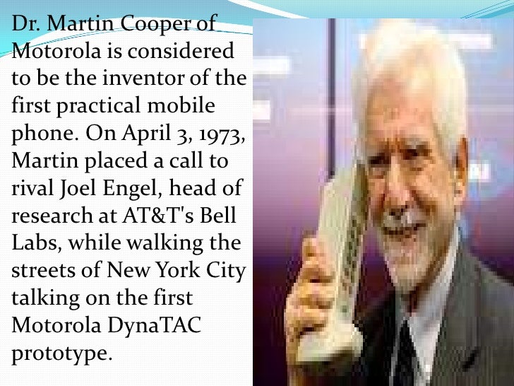 when was the cell phone invented