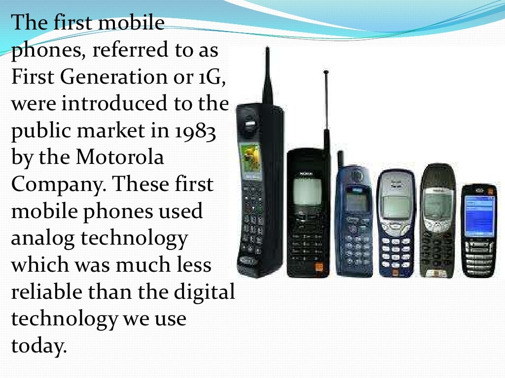 ppt presentation mobile phones