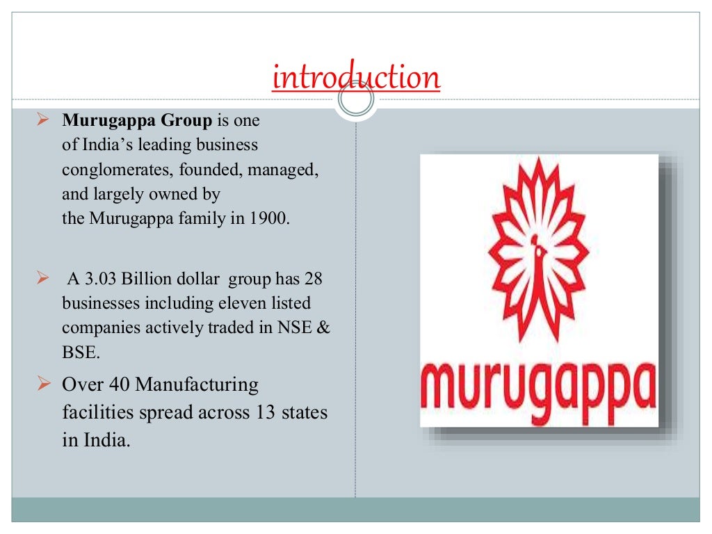 murugappa group the complete world.