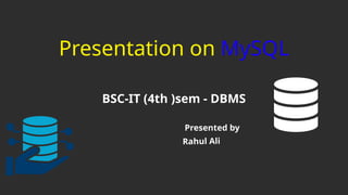 Comprehensive Overview of MySQL: Features, Architecture, and ...