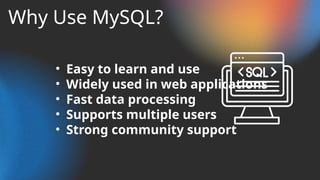 Comprehensive Overview of MySQL: Features, Architecture, and ...