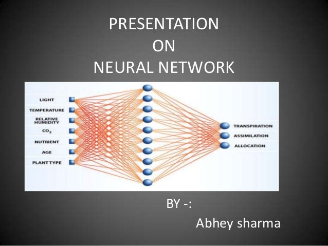 presentation on neural networks