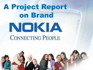 A Project Report
on Brand
 