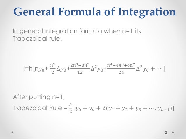 trapezoidal rule example ppt Trapezoidal rule examples with solutions.
