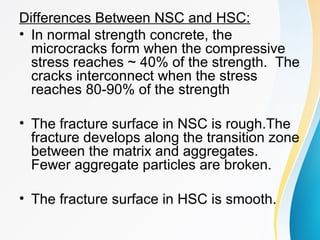 HIGH STRENGTH CONCRETE PPT | PPT