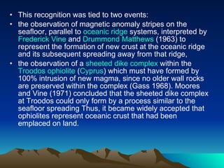 Presentation On Ophiolites | PPT