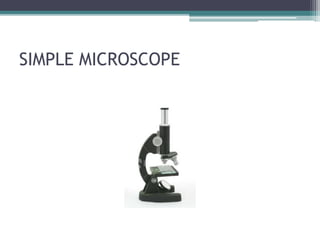 Simple Microscope Proof Presentationon optical and electron microscopy by deepak kumar | PPTX