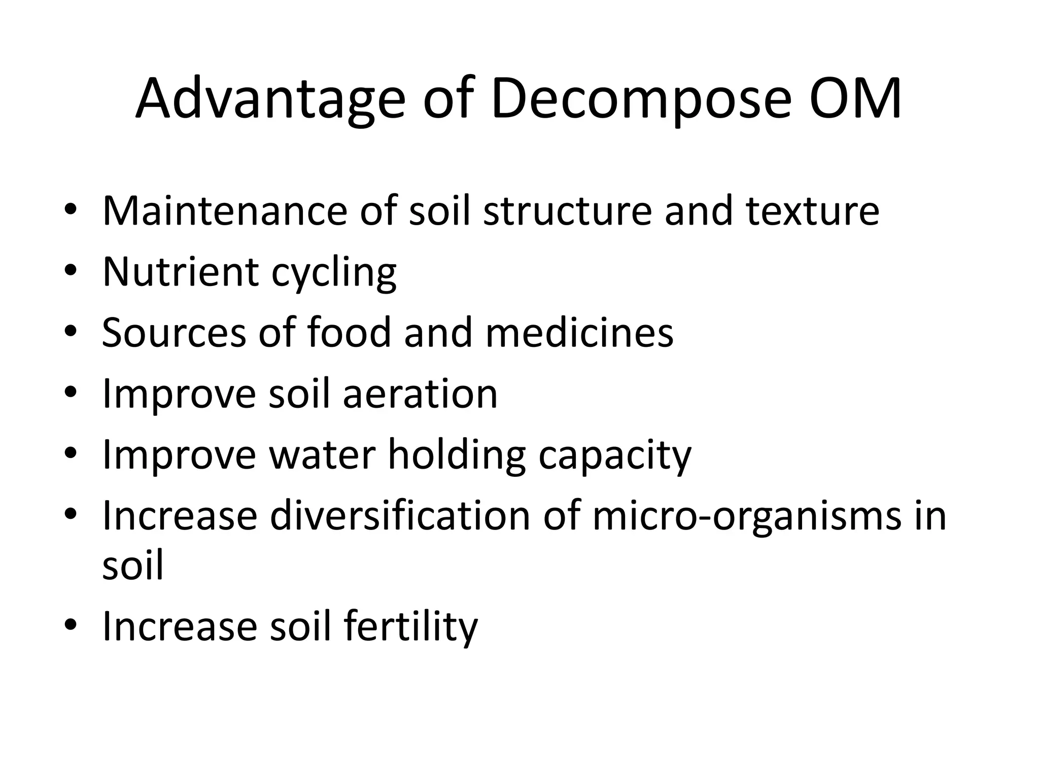 Decomposition of organic residue | PPTX