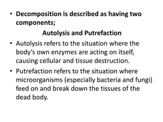 Decomposition of organic residue | PPTX