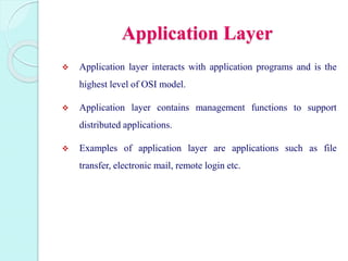 Presentation on osi layer | PPTX