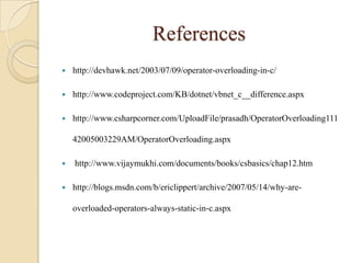 Presentation on overloading | PPTX | Programming Languages | Computing