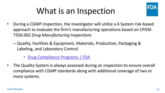 Presentation on Overview of Drug Manufacturing inspections.pdf