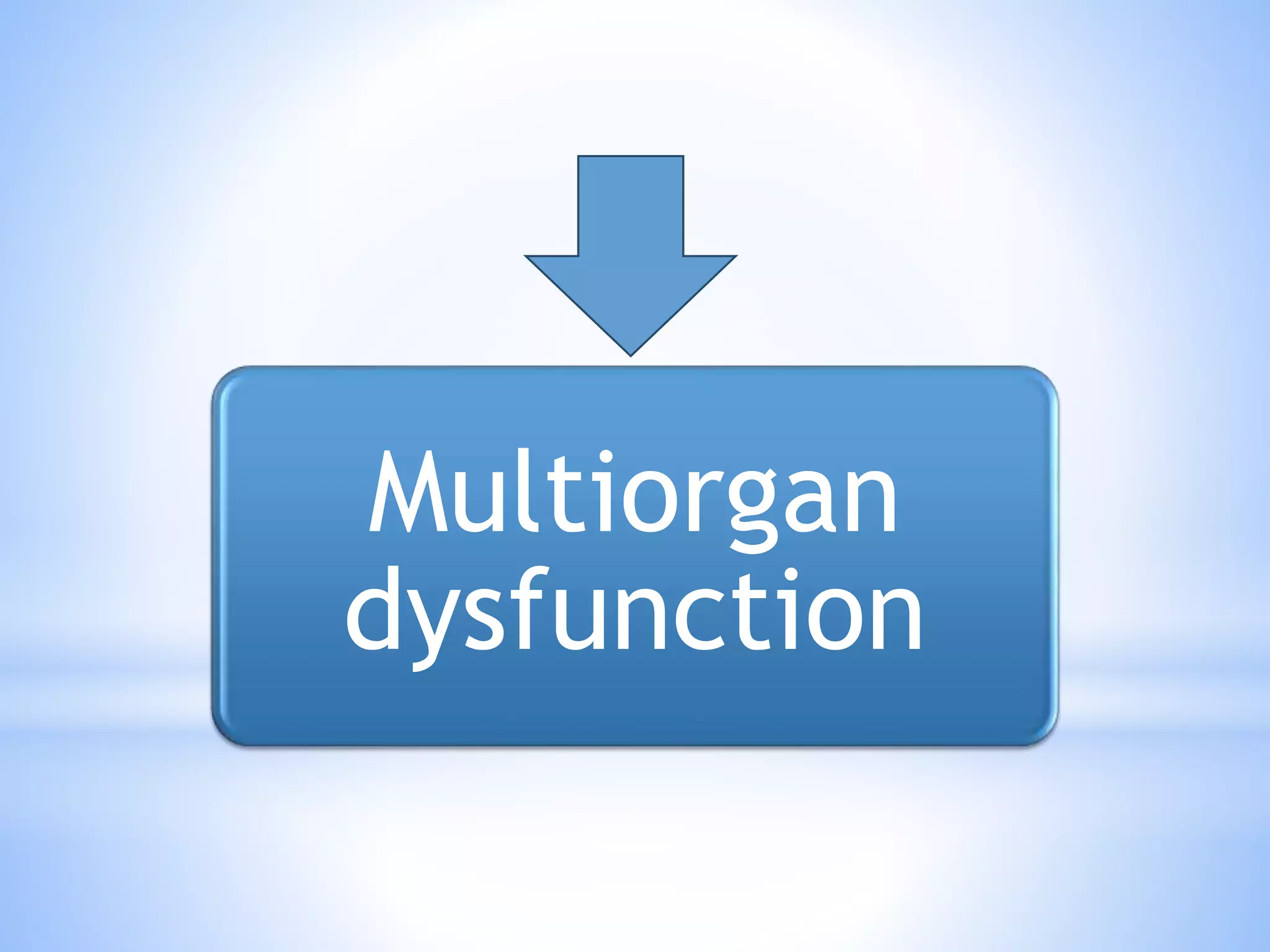 Multiorgan
dysfunction
 