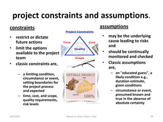 Presentation on pmp exam | PPTX