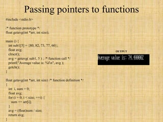 Presentation on pointers | PPT