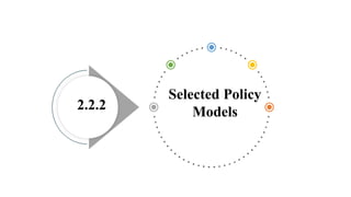 Selected Policy
Models
2.2.2
 