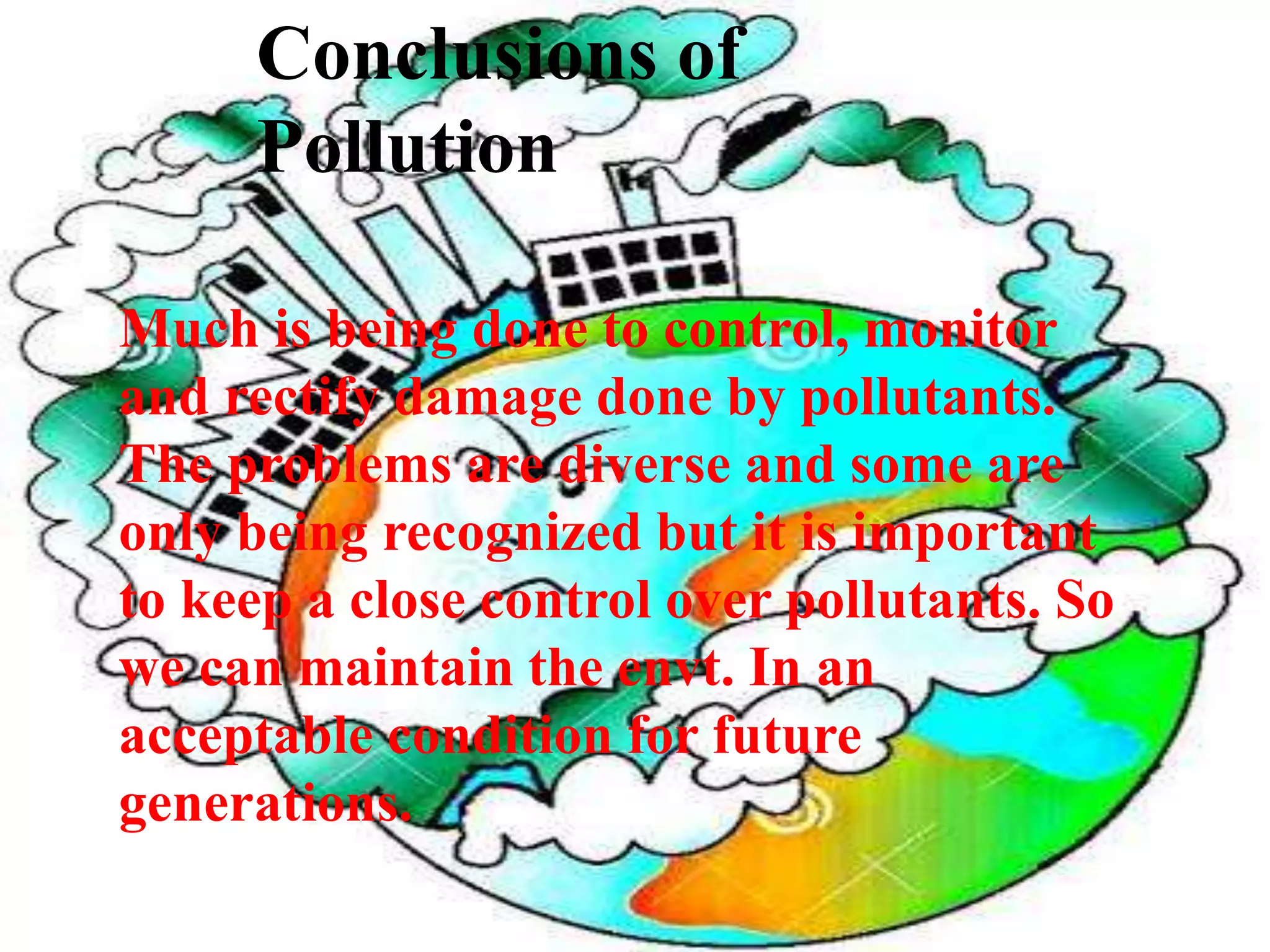 Polution Best Sentation Presentation on pollution | PPTX