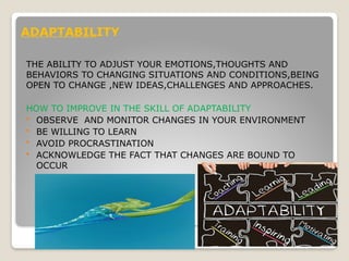 PRESENTATION ON people's skill.An approach in workplace | PPTX