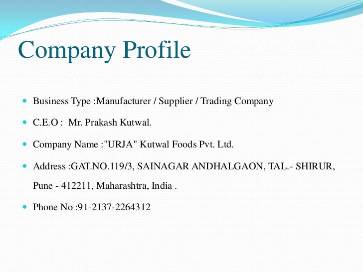 template of project report