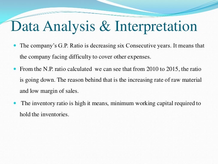 project report presentation