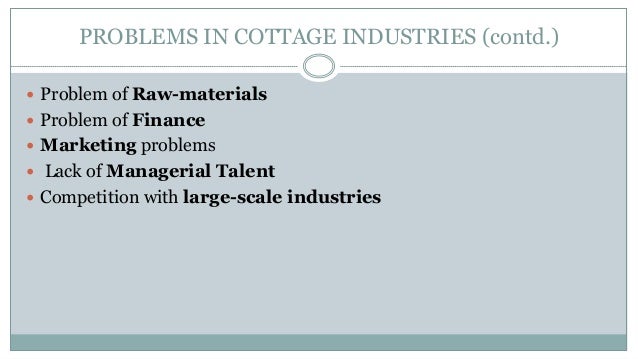 Presentation On Study Of Unorganized Cottage Industries