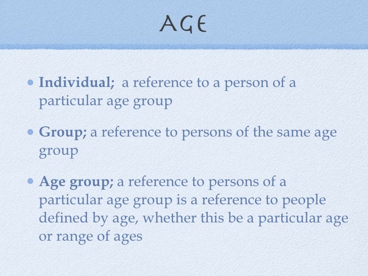 Presentation on protected characteristics