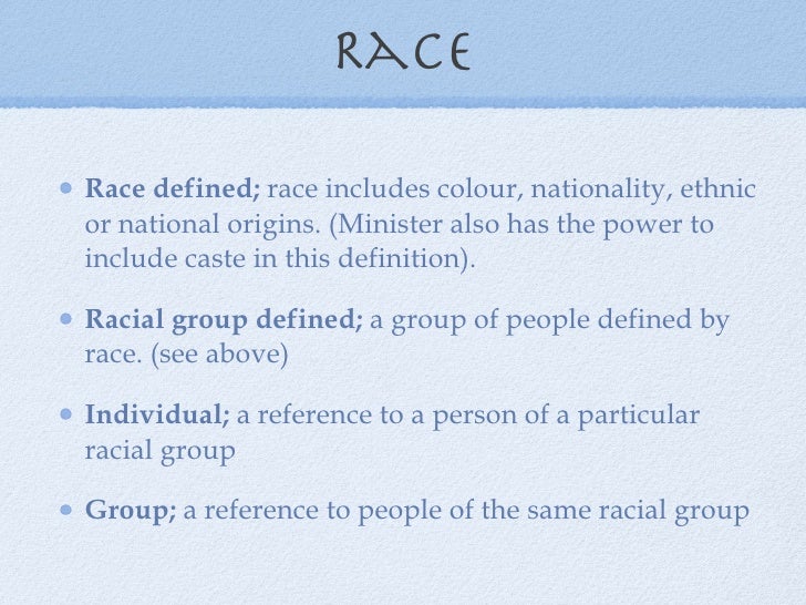 Presentation on protected characteristics