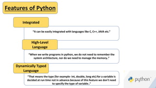 Presentation on python